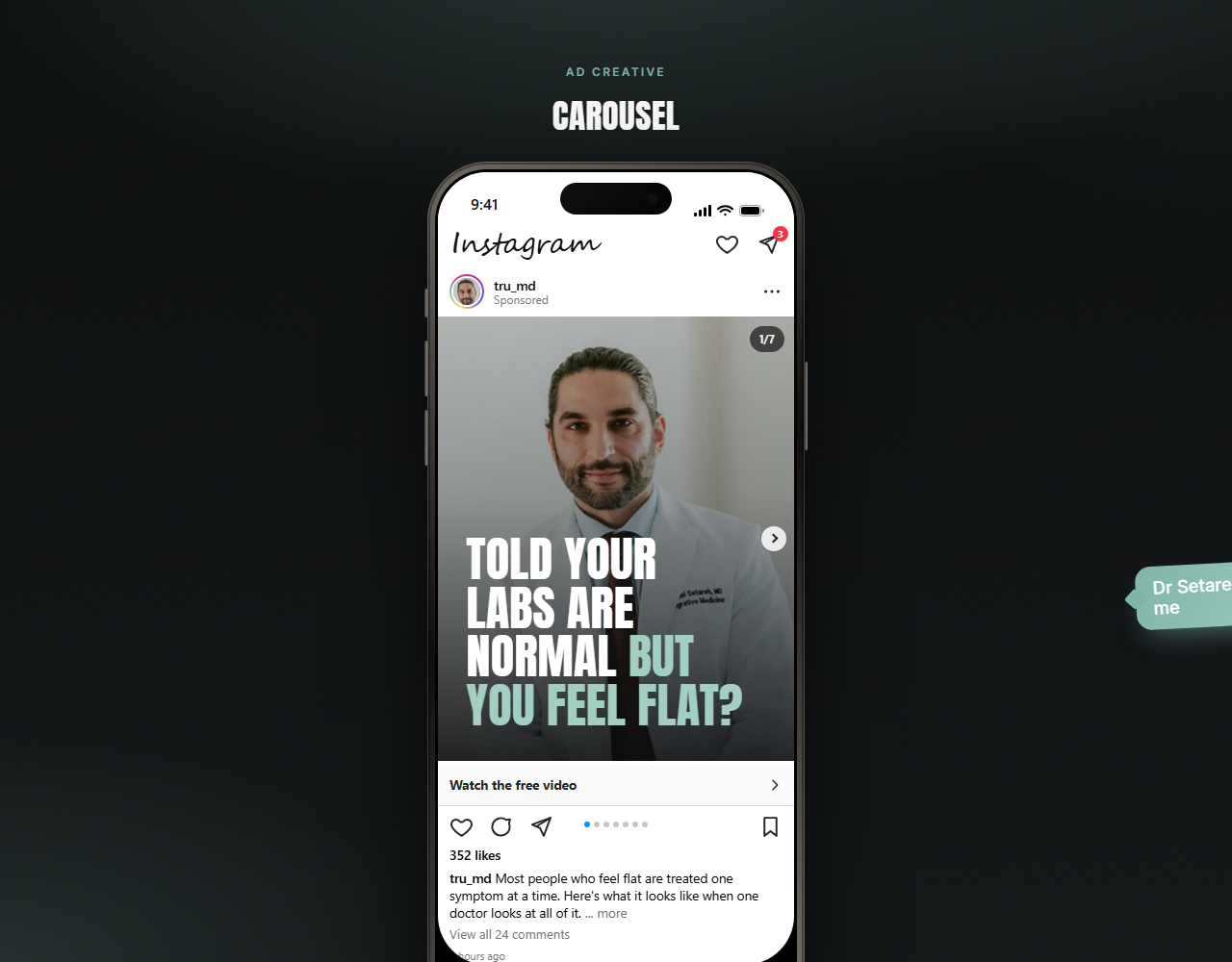 Instagram carousel preview